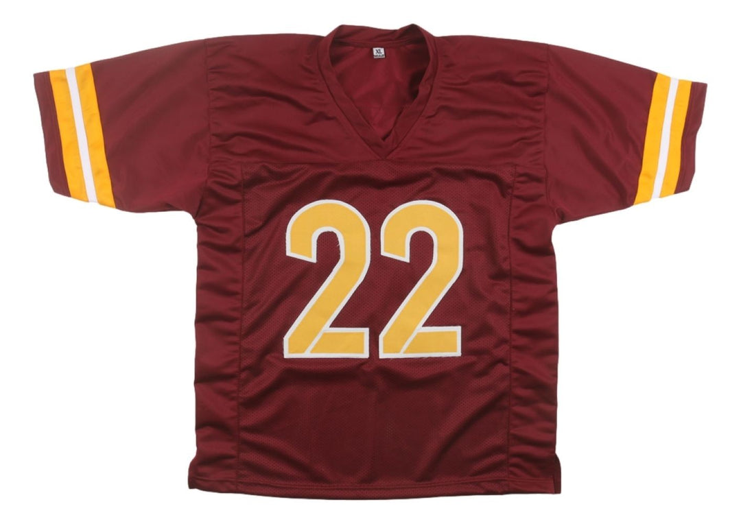 Jacory Croskey-Merritt Washington Signed Burgundy Football Jersey JSA SD