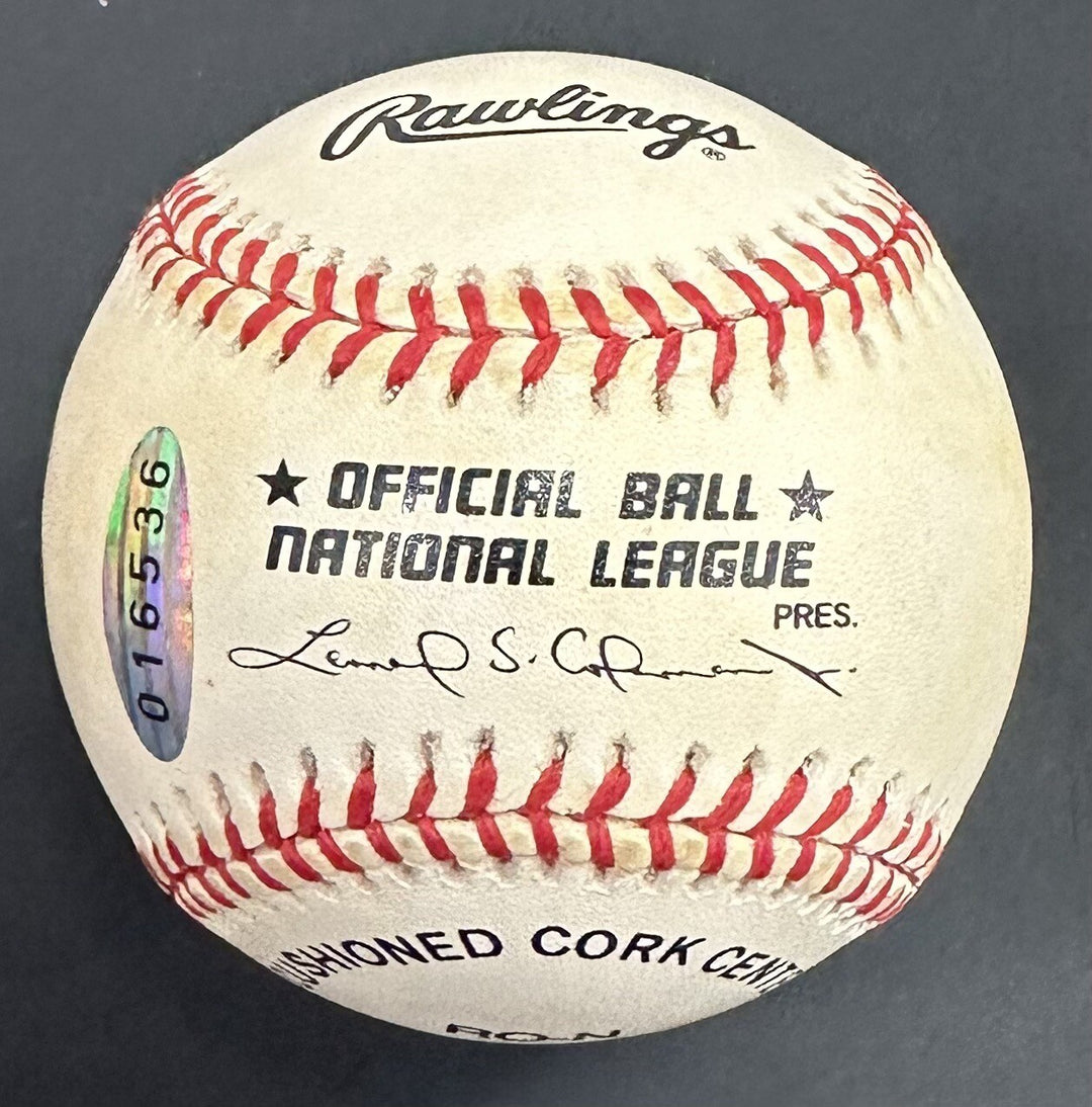 Pee Wee Reese Signed Official NL Baseball Brooklyn Dodgers Mint Auto Steiner HoF