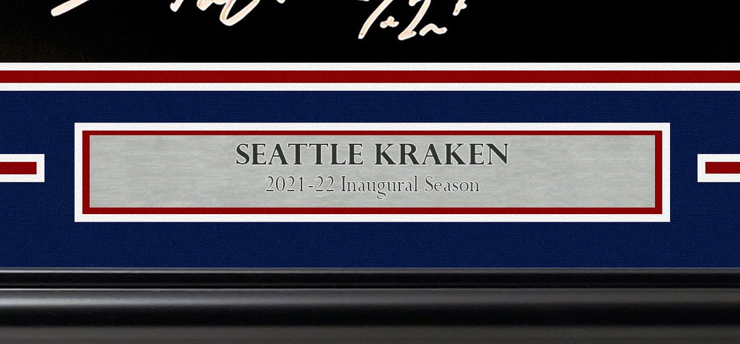 Kraken 2021-22 Inaugural Team Signed 16x20 Photo With 24 Sigs #/99 Fanatics Holo