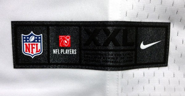 Seattle Seahawks Russell Wilson Signed White Nike Twill Jersey Size XXL RW Holo