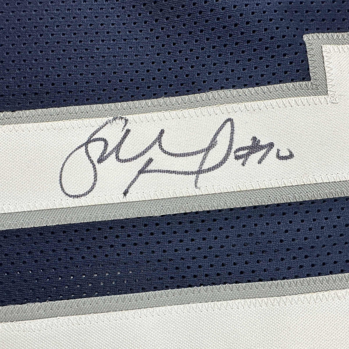 Autographed/Signed Sue Bird UConn Connecticut Blue College Jersey JSA COA