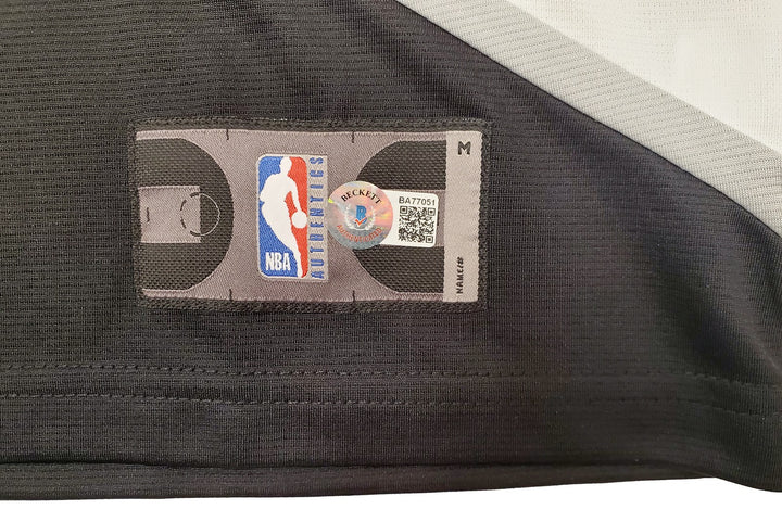 Trail Blazers Damian Lillard Signed Black Fanatics Jersey Size M Beckett