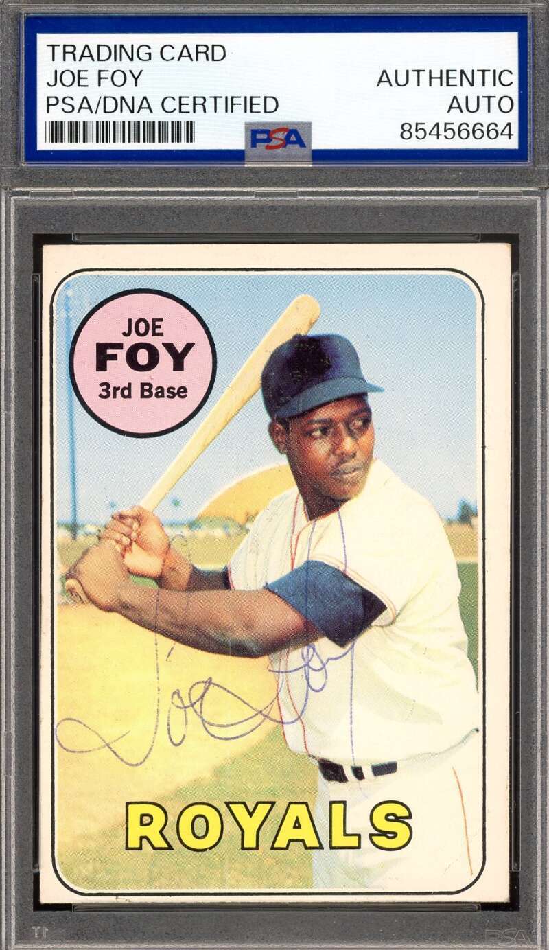 Joe Foy PSA DNA Vintage Signed 1969 Topps Autograph
