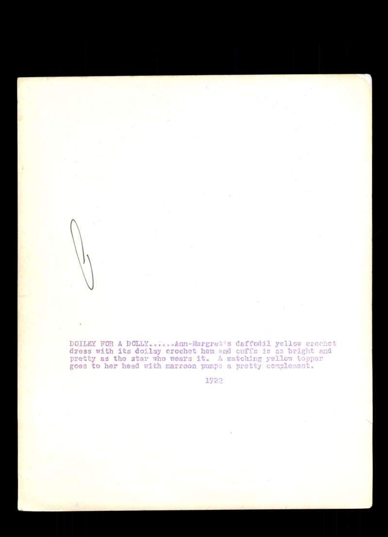 Ann Margret PSA DNA Coa Autographed 8x10 Photo Vintage Signed