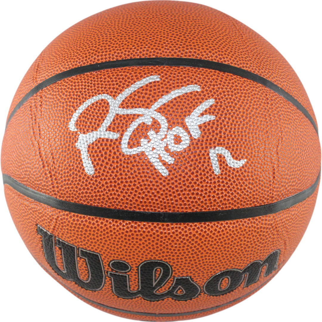 Ralph Sampson Signed Houston Rockets I/O Basketball HOF Beckett Witness 49707