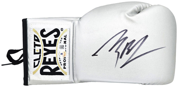 Michael B. Jordan Signed Silver Reyes Boxing Glove Right Handed RH Beckett Wit