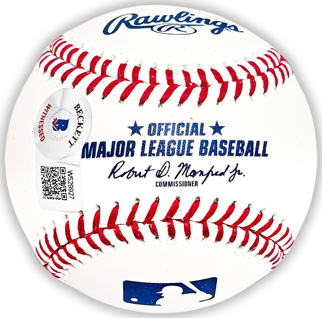 Matt McLain Signed MLB Baseball Cincinnati Reds "MLB Debut 5/15/23" Beckett Wit