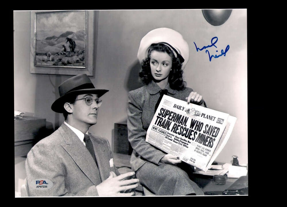 Noel Neill PSA DNA Coa Signed 8x10 Photo Autograph Superman