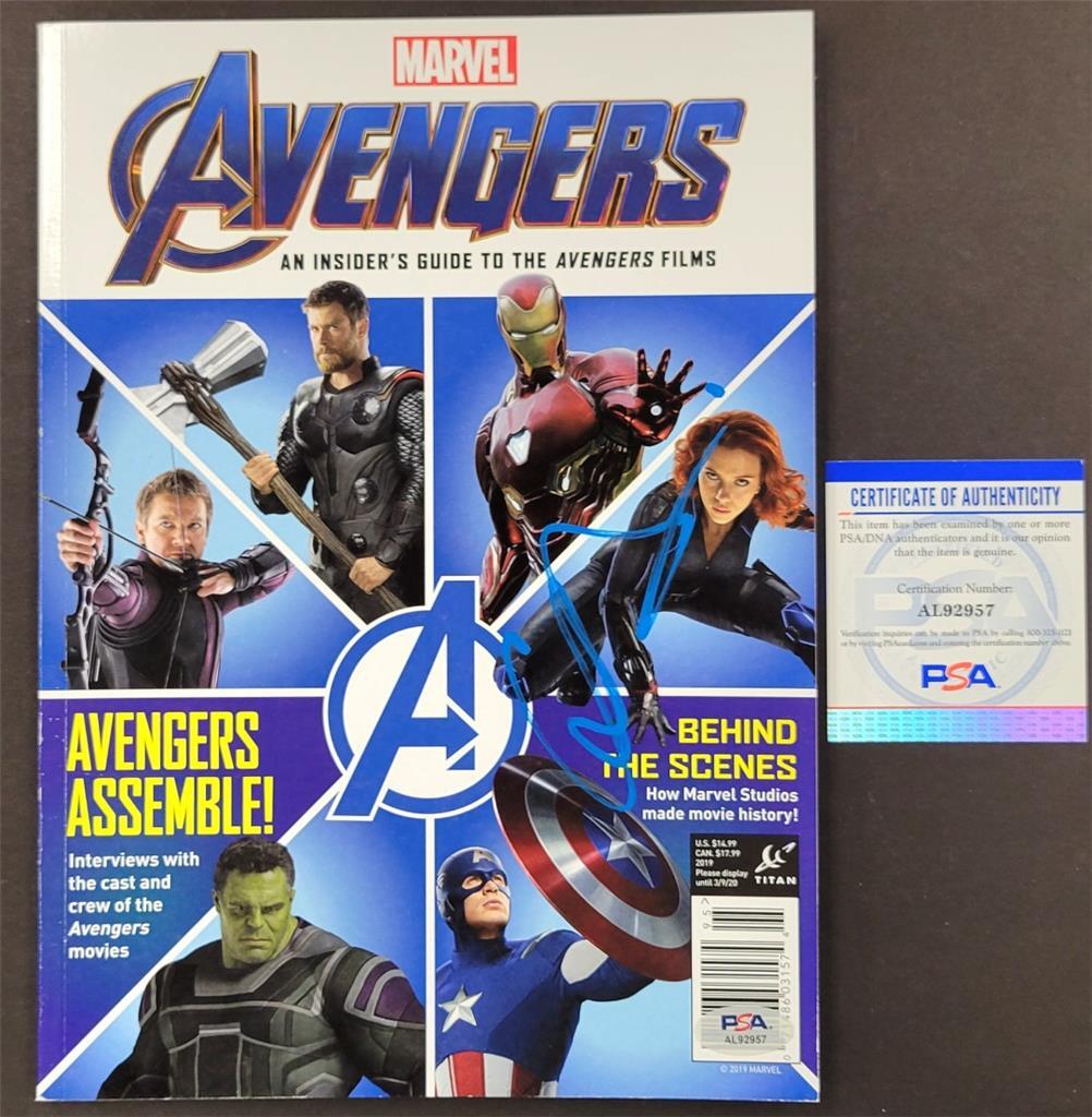 Chris Hemsworth signed Thor Marvel Avengers Magazine autograph PSA/DNA COA