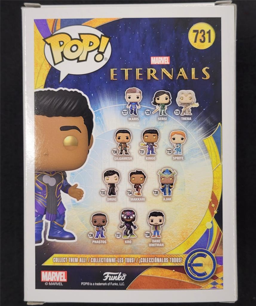 Kumail Nanjiani signed Kingo Funko Pop! Marvel Eternals autograph ~ Beckett BAS