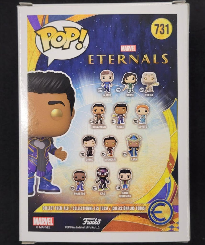Kumail Nanjiani signed Kingo Funko Pop! Marvel Eternals autograph ~ Beckett BAS