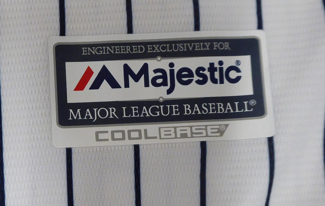 New York Yankees Gleyber Torres Signed White Majestic Cool Base Jersey Size L