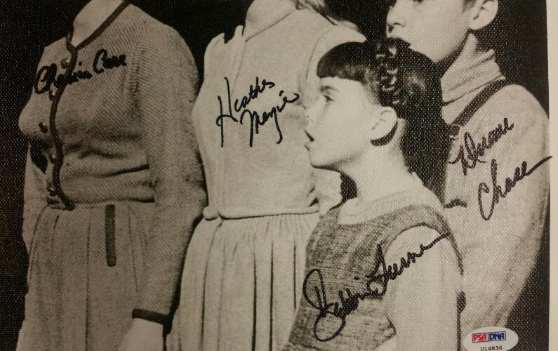 Sound of Music autograph cast signed 12x24 Canvas Photograph PSA/DNA COA LOA