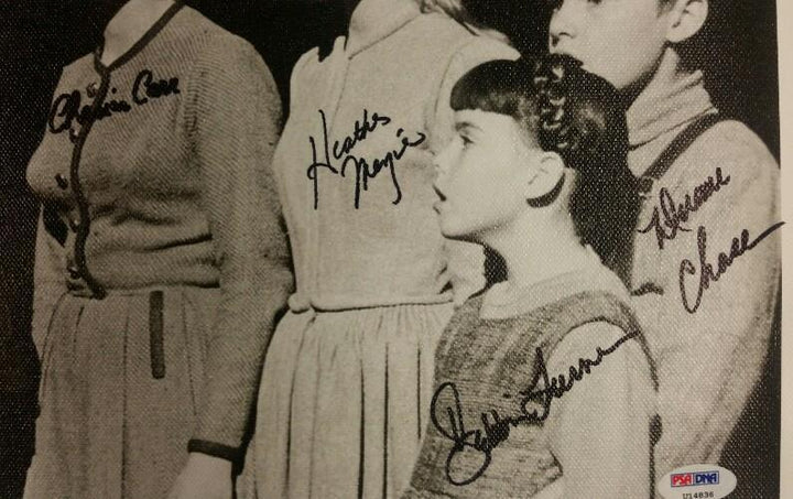 Sound of Music autograph cast signed 12x24 Canvas Photograph PSA/DNA COA LOA