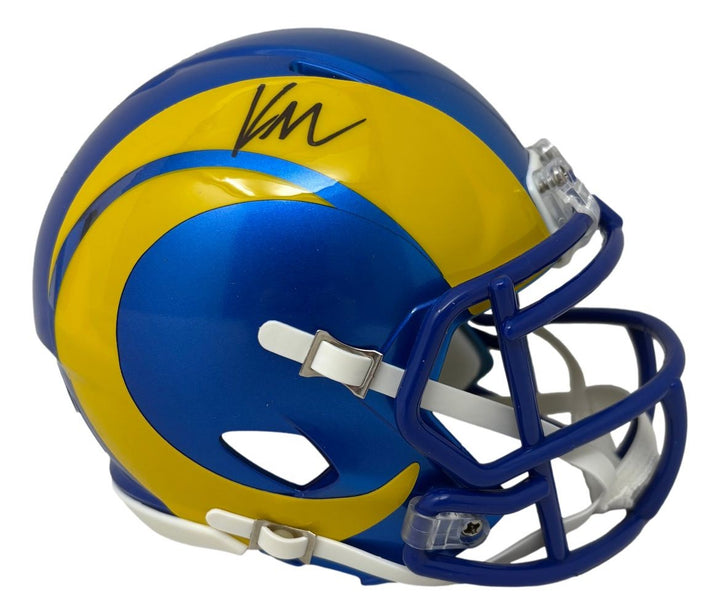 Kyren Williams Signed Los Angeles Rams Mini Speed Helmet BAS ITP