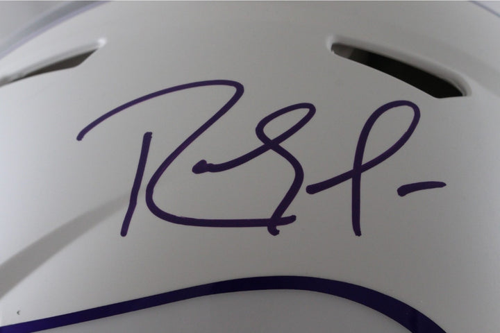 Randy Moss Autographed Minnesota Vikings Authentic 24 Alt Helmet Beckett 56326