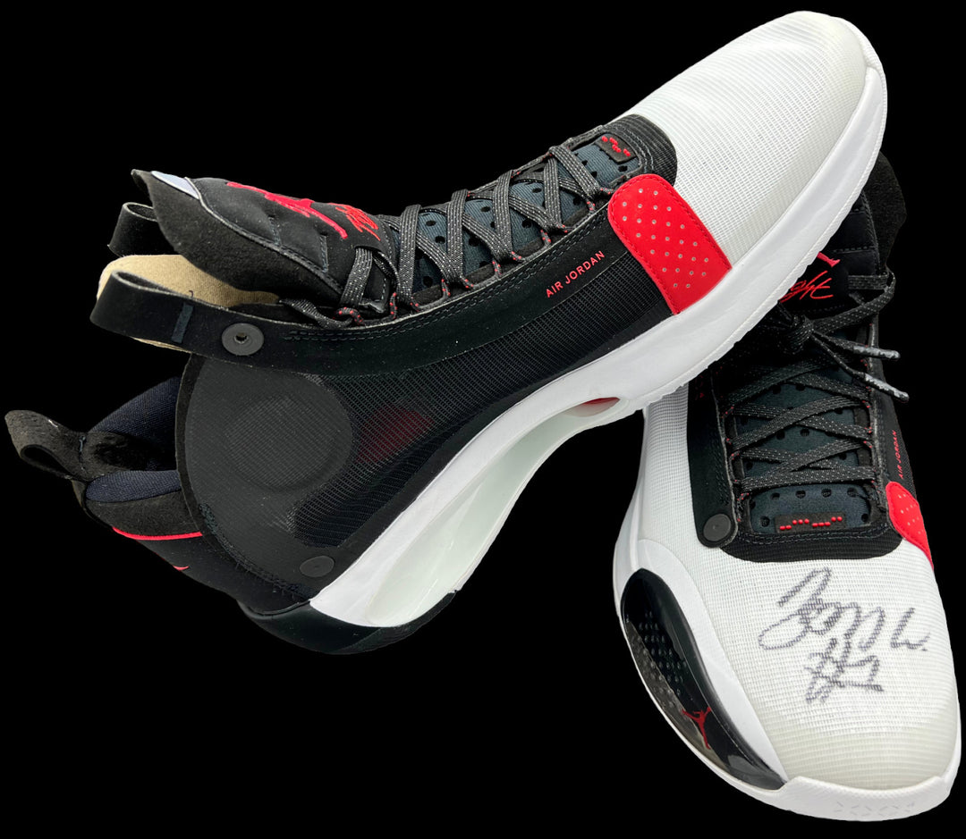 ZION WILLIAMSON SIGNED AUTOGRAPHED AIR JORDAN 34 XXXIV BASKETBALL SHOES JSA
