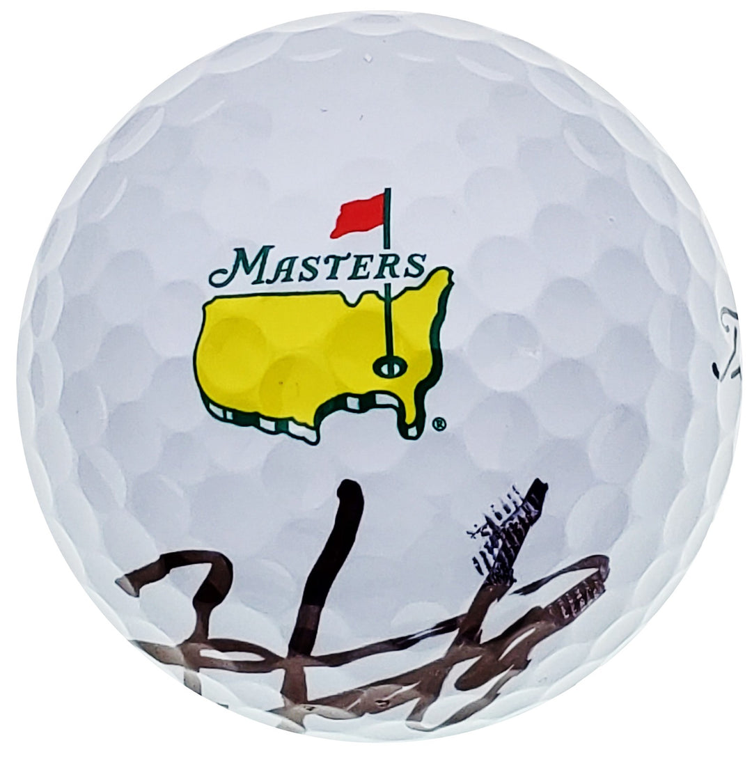 Hideki Matsuyama Signed Masters Logo Golf Ball (Smudged) Beckett #WH96172