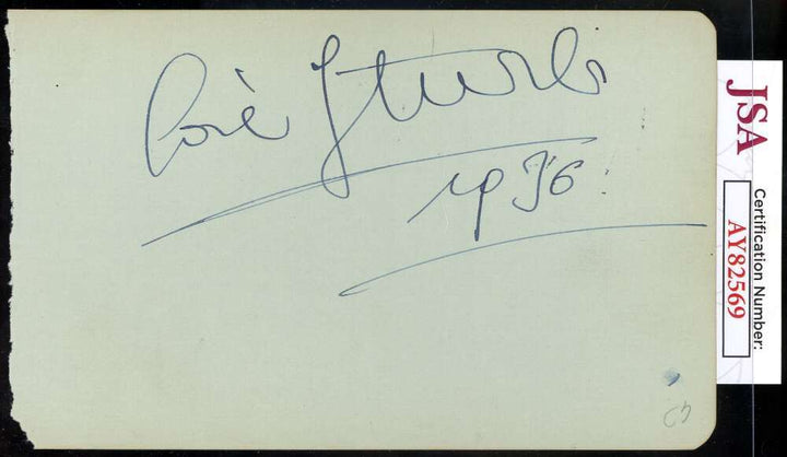 George M Cohan JSA Coa Signed Album Page Autograph
