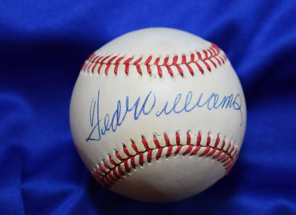 Ted Williams PSA DNA Coa Autograph American League OAL Signed Baseball