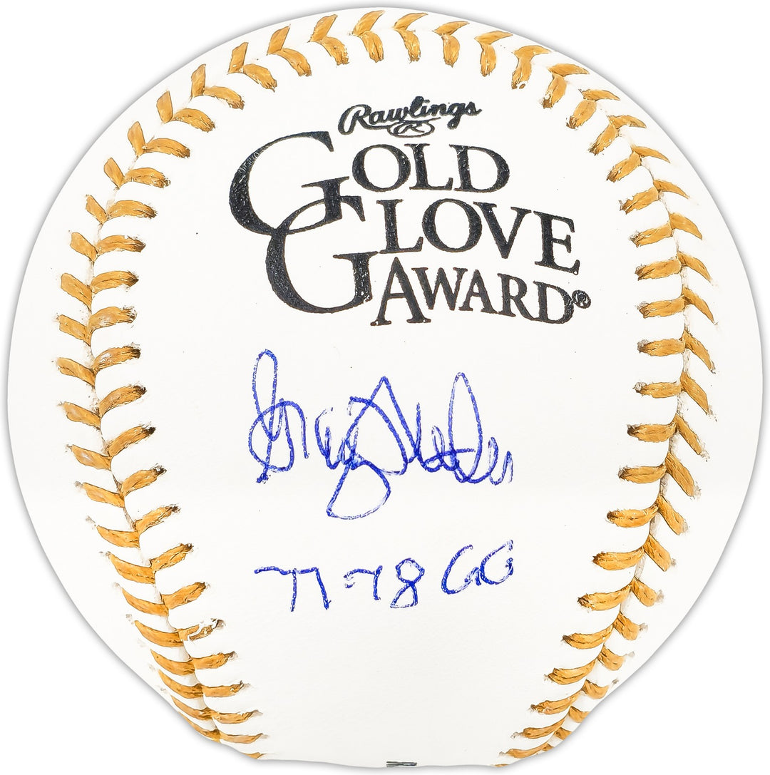 Graig Nettles Signed Gold Glove Logo MLB Baseball Yankees Beckett Wit
