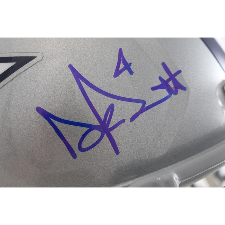Dak Prescott Autographed/Signed Dallas Cowboys F/S Helmet Beckett 56334
