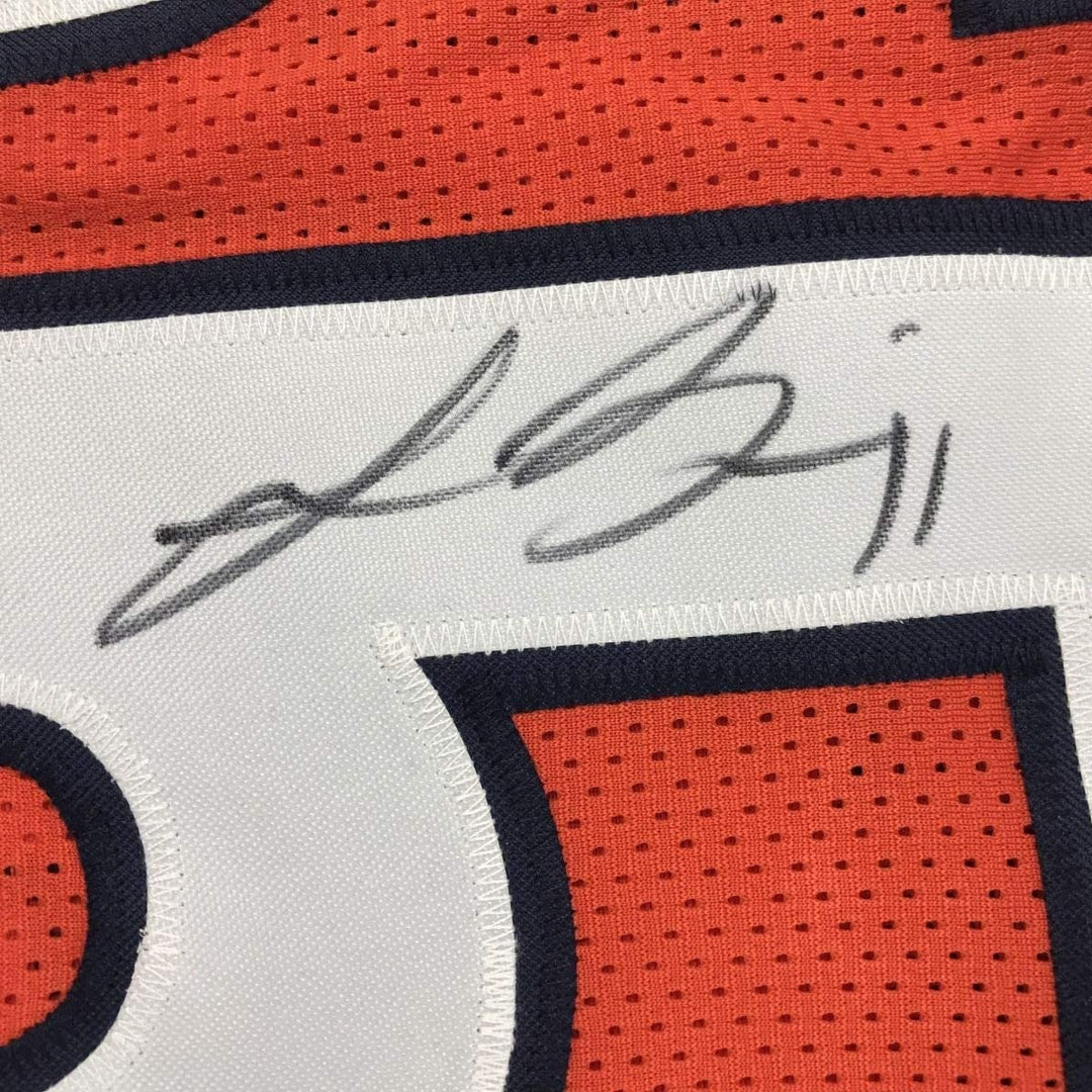 Autographed/Signed Lance Briggs Chicago Orange Jersey Beckett BAS COA