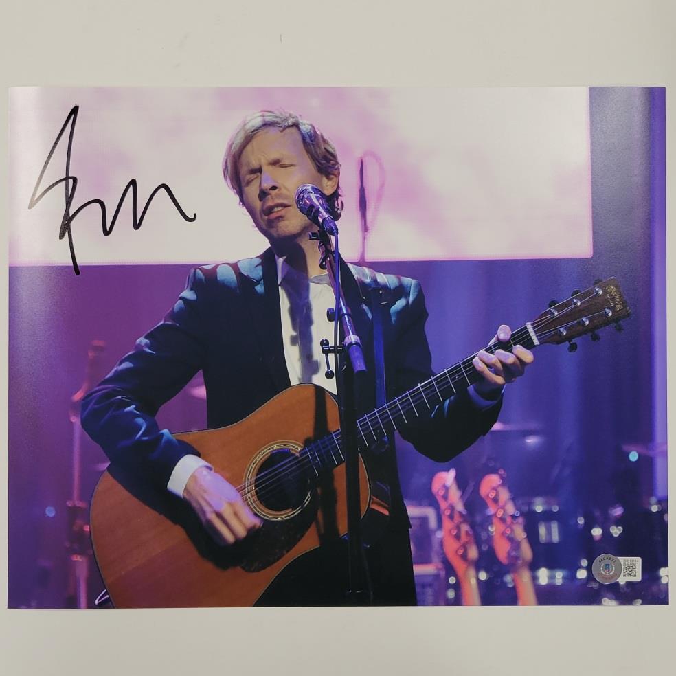 Beck Hansen signed 11x14 photo Singer musician autograph (J) ~ Beckett BAS Holo
