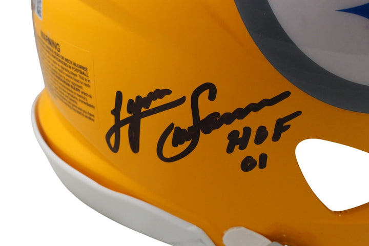 Pittsburgh Steelers Autographed HOF Pro Helmet Franco Bradshaw +12 Beckett 54604