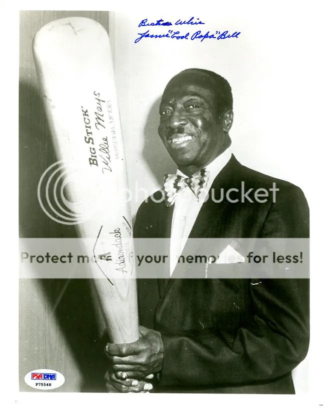 Cool Papa Bell Mint Psa/dna Authenticated Signed 8x10 Photo Autograph