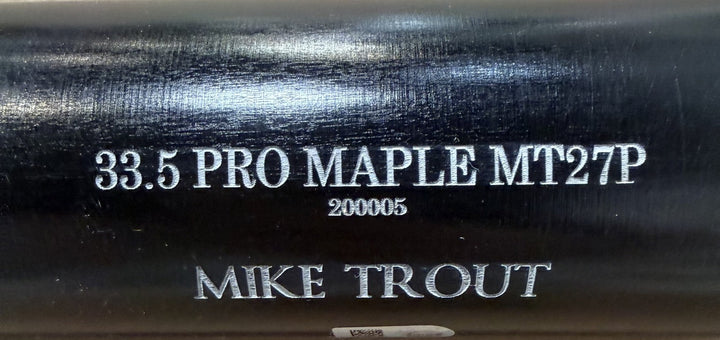 Mike Trout Signed Old Hickory Game Model Bat  Auto MLB Holo LA Angels MVP
