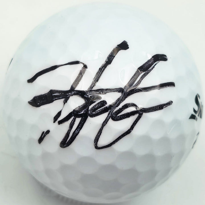 Hideki MatsuyamaÃ‚ Autographed Signed Srixon Golf Ball Beckett BAS Witness
