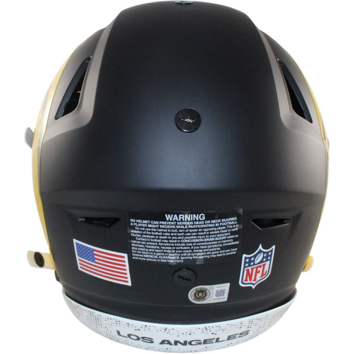 Torry Holt Autographed Los Angeles Rams SpeedFlex Rivalries Helmet Beckett 56884