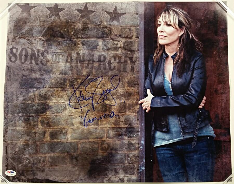 Katey Sagal "Gemma" inscription Sons of Anarchy signed 16x20 Photo PSA/DNA COA