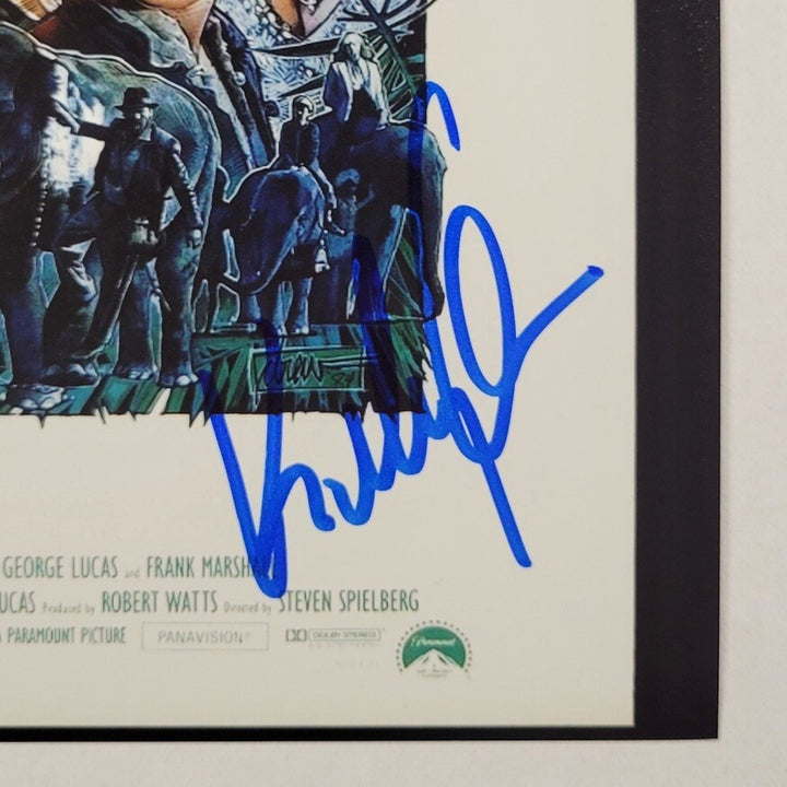 Jonathan Ke Quan signed Indiana Jones 8x10 movie poster photo ~ Beckett BAS