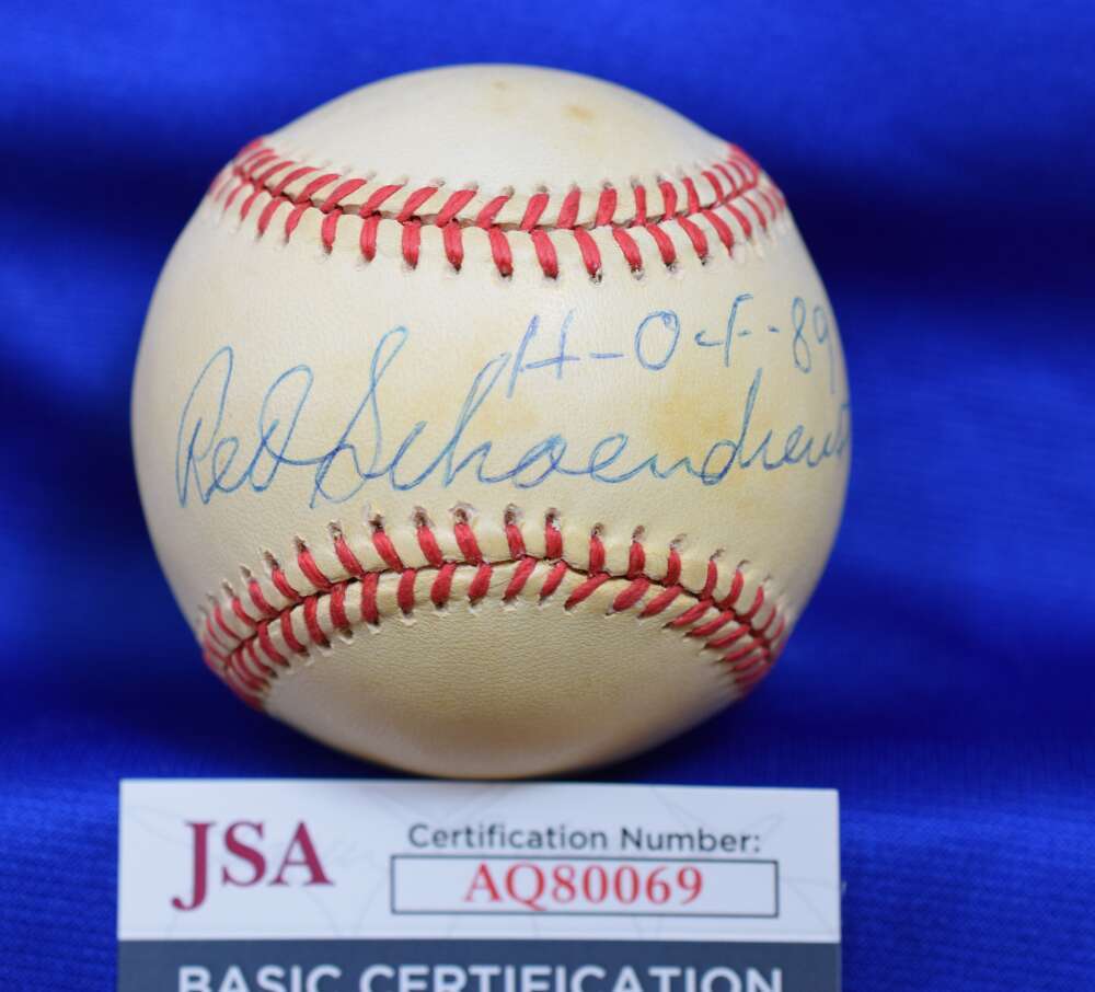 Red Schoendienst HOF 89 JSA Coa Autograph National League ONL Signed Baseball