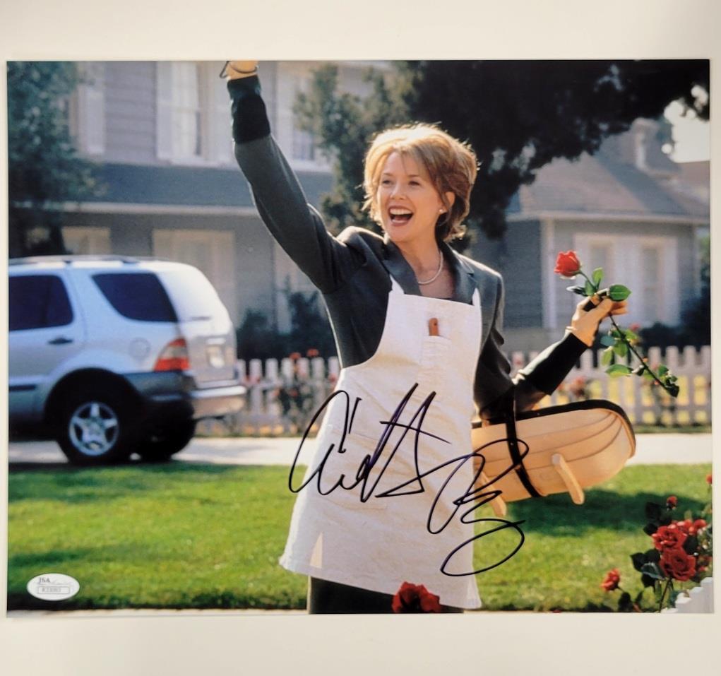 Annette Bening signed American Beauty 11x14 photo poster autograph ~ JSA sticker