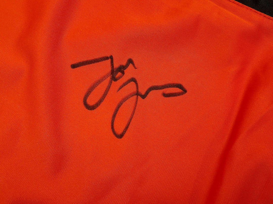 Jon Bones Jones Autographed Signed Red Boxing Trunks Beckett BAS QR