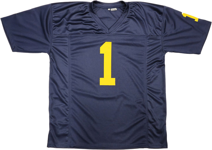 Michigan Wolverines Anthony Carter Autographed Signed Blue Jersey JSA
