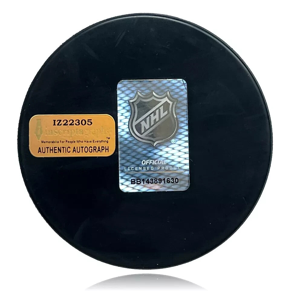 Keegan Kolesar Autographed Stanley Cup Vegas Golden Knights Hockey Puck COA IGM