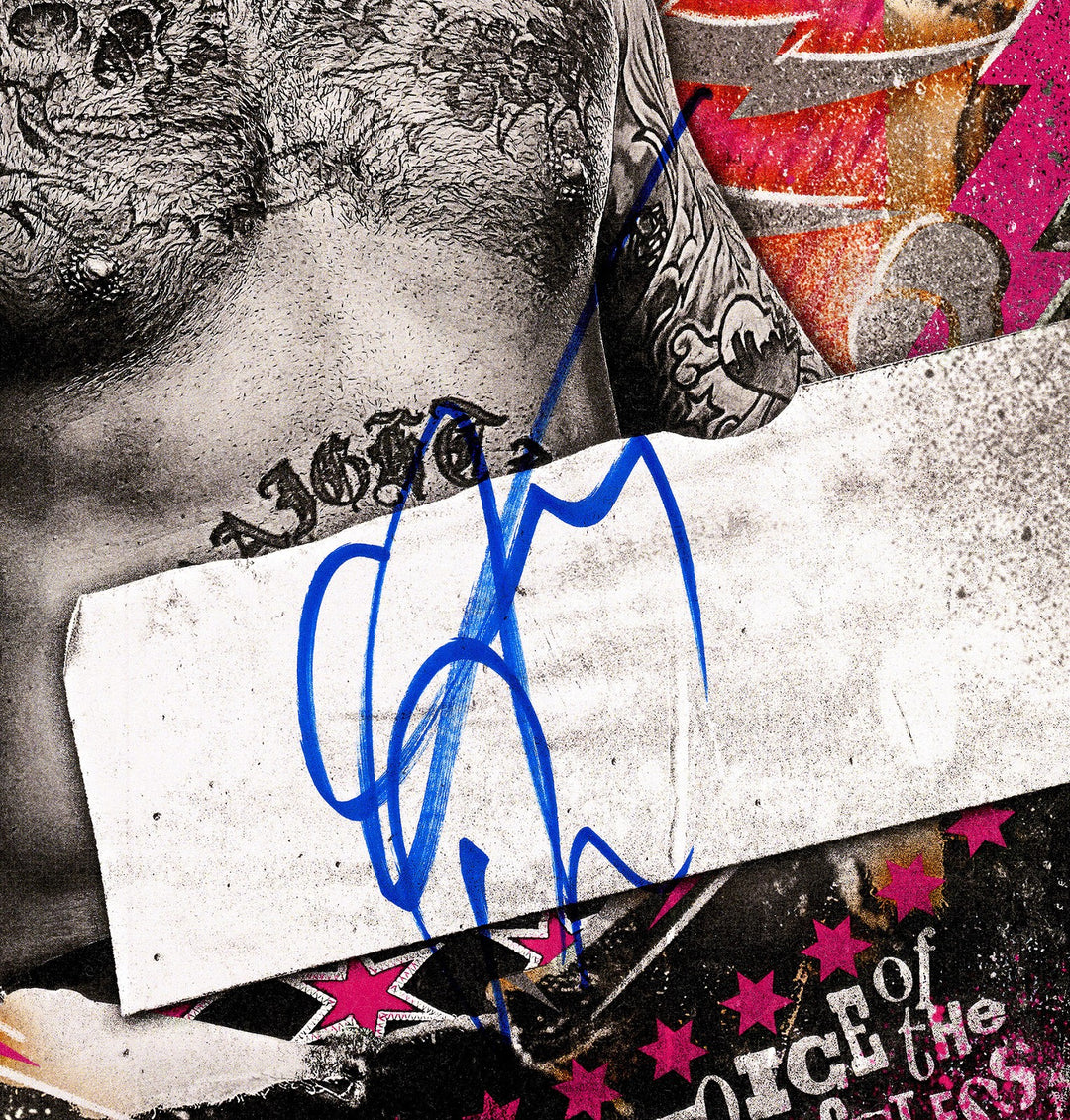 CM Punk Signed 11x14 Photo WWE Second City Saint Beckett BAS QR