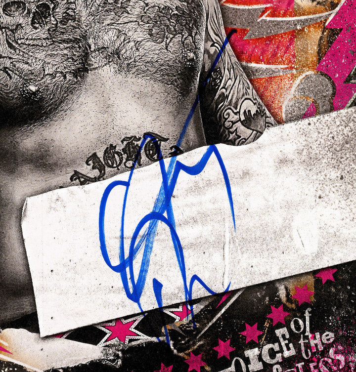 CM Punk Signed 11x14 Photo WWE Second City Saint Beckett BAS QR