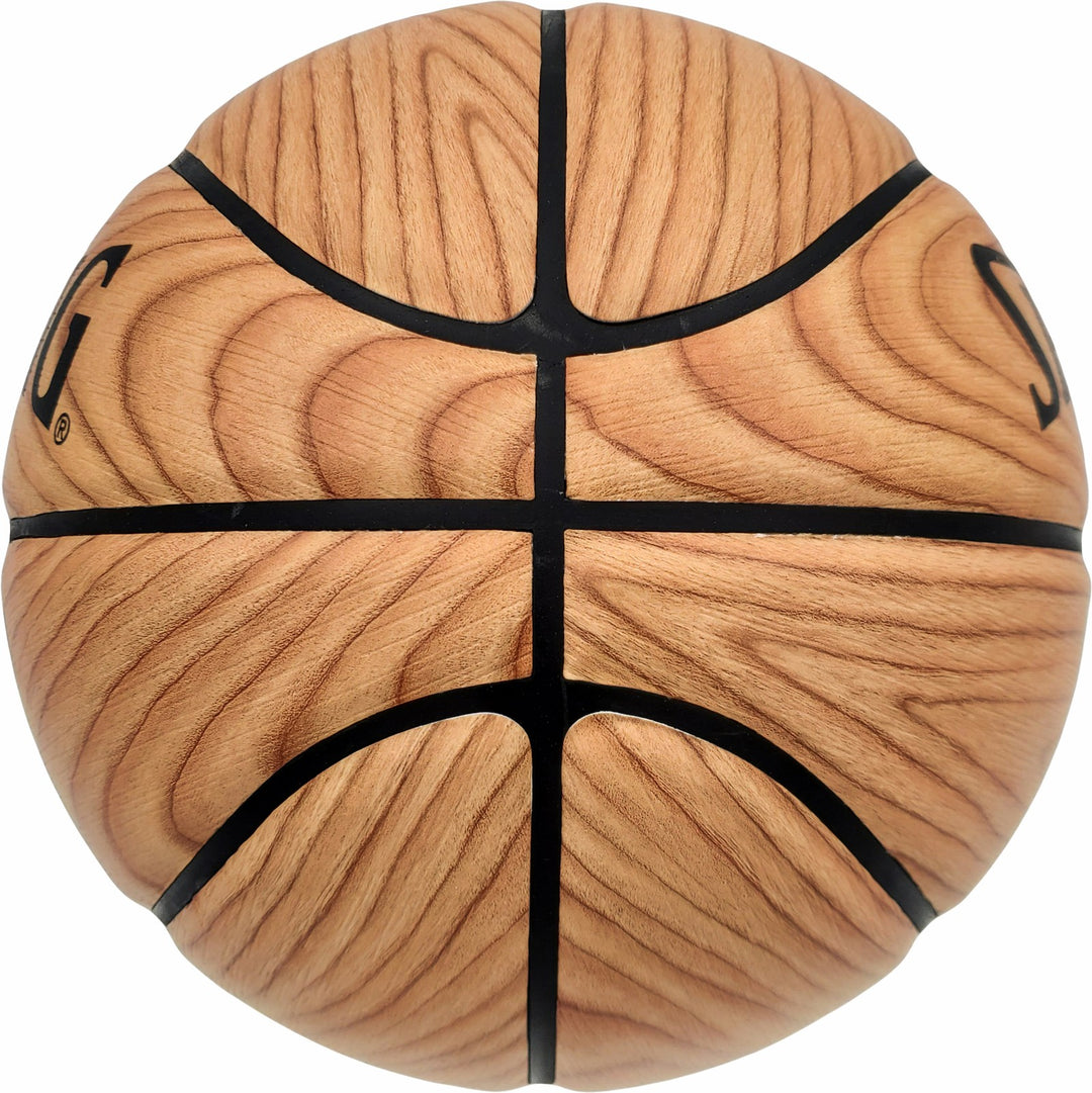 Damian Lillard Auto Official Spalding Trail Blazers Wood Logo Basketball Beckett