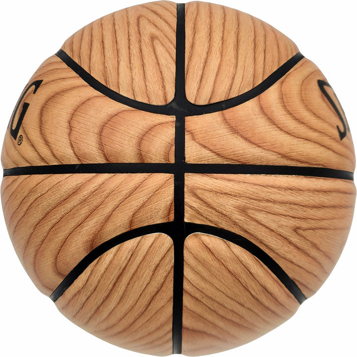 Damian Lillard Auto Official Spalding Trail Blazers Wood Logo Basketball Beckett