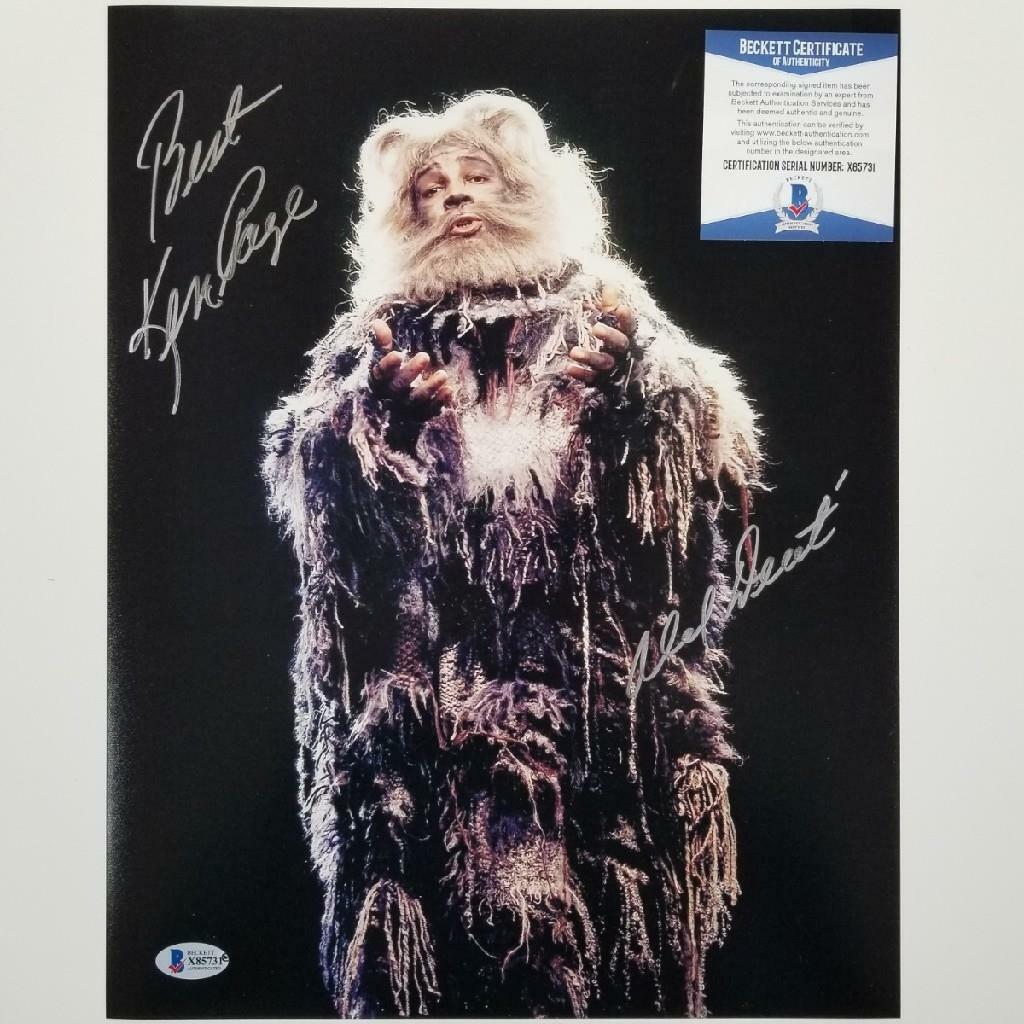 Ken Page signed Cats "Old Deut" 11x14 Photo Autograph ~ Beckett BAS COA