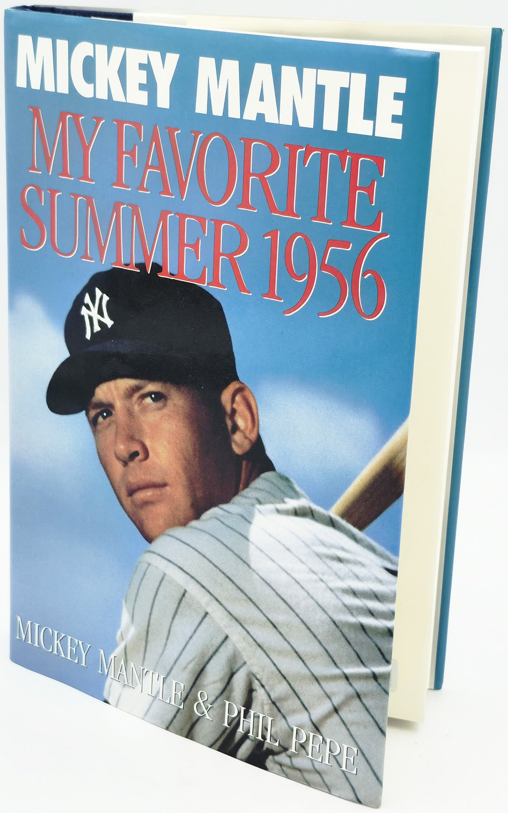 Mickey Mantle Signed My Favorite Summer 1956 Book New York Yankees Beckett