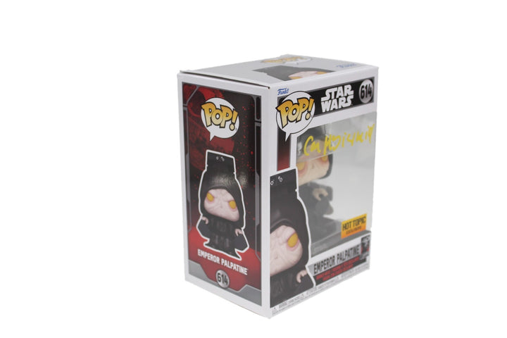 Ian McDiarmid Signed Funko Pop Star Wars Emperor Palpatine 614 JSA COA Autograph