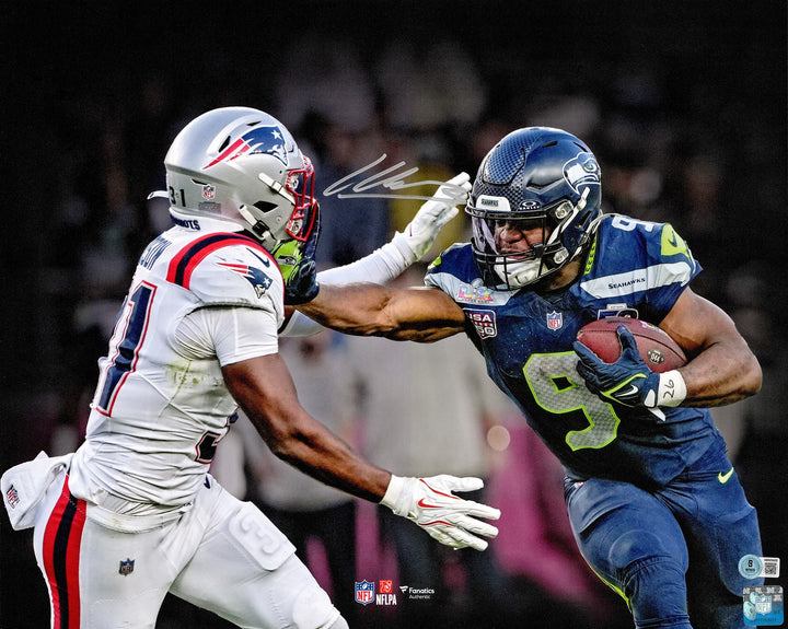 Kenneth Walker III Signed 16x20 Photo Seattle Seahawks Beckett Witness