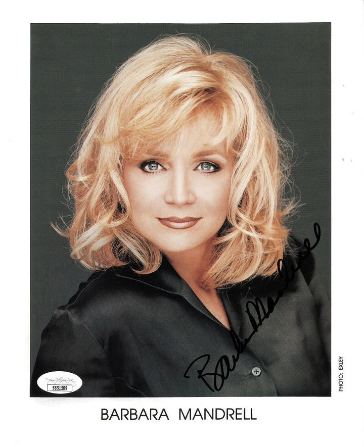 Barbara Mandrell signed 8x10 Photo- JSA #SS51589 (Country Music Singer)