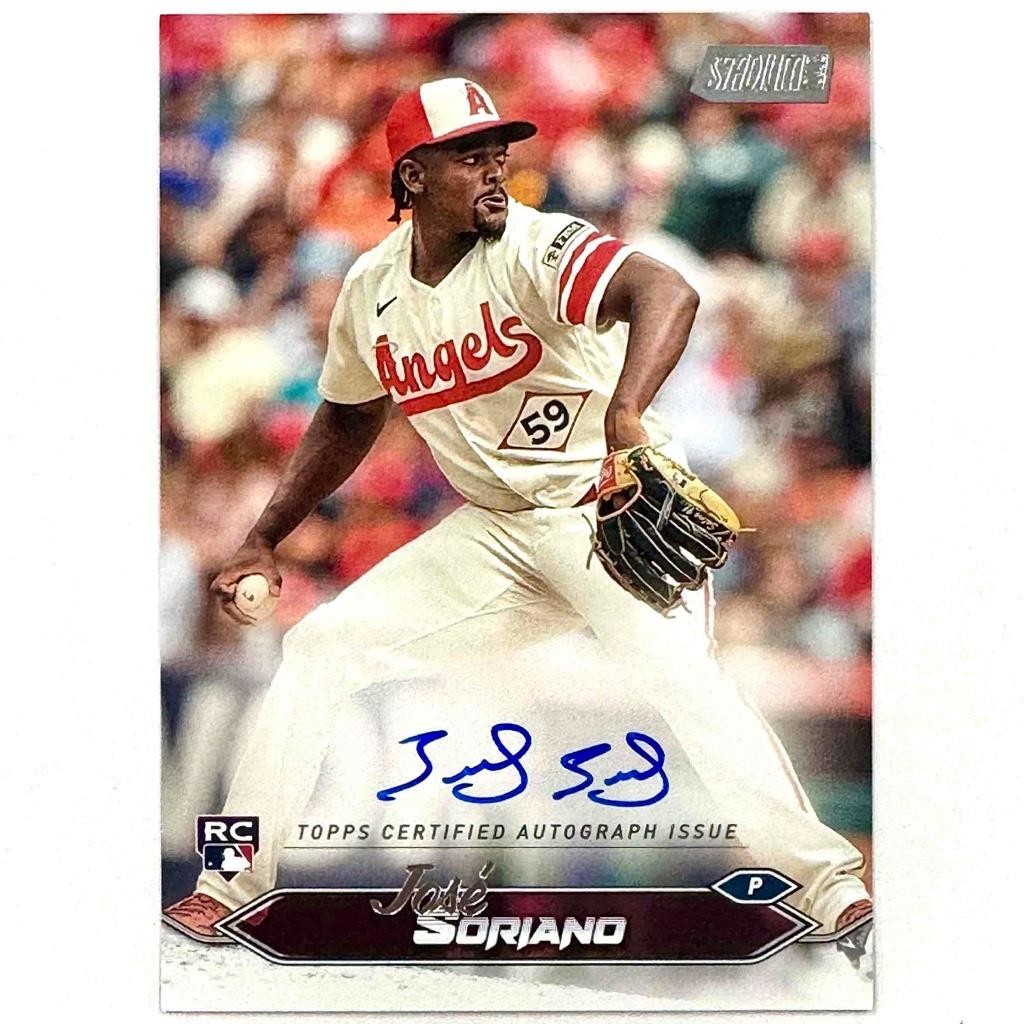 2024 Topps Stadium Club RC Jose Soriano autograph Rookie on-card auto LA Angels